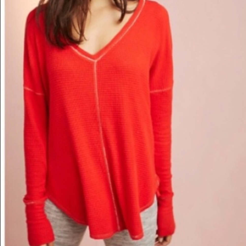 Saturday Sunday Waffle knit long sleeve thermal